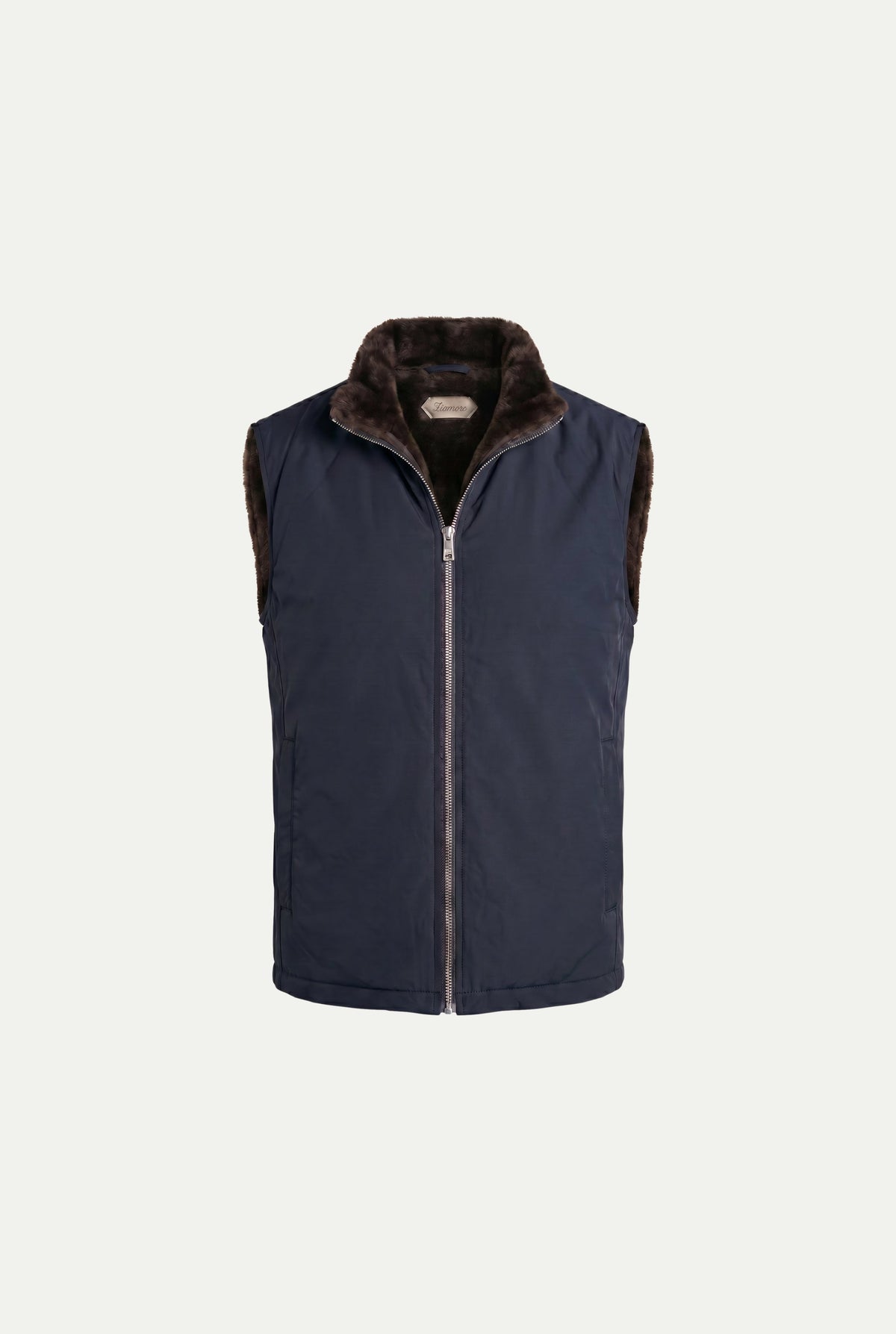 Atelier Outlet Fur Bodywarmer Navy