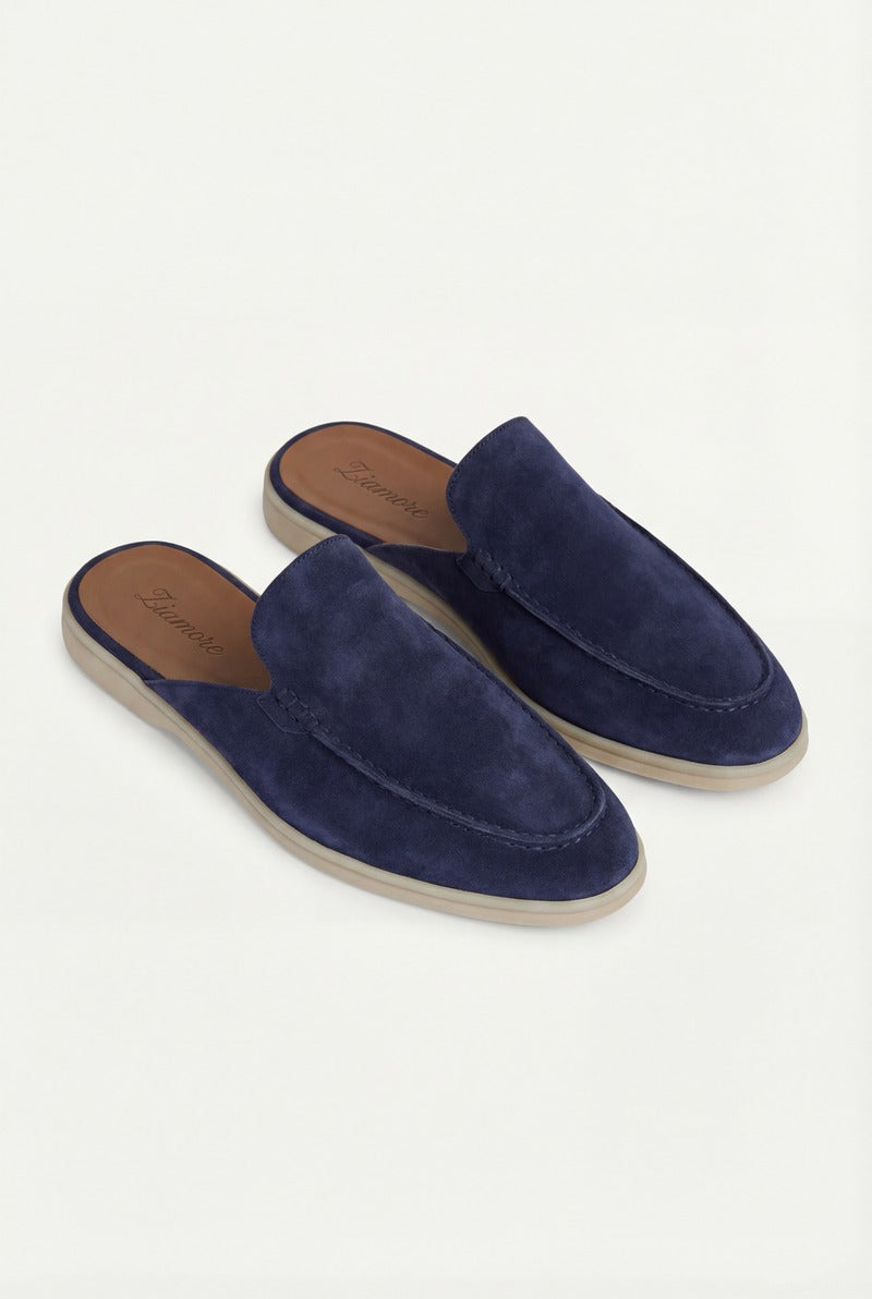 Yacht Suède Mule Navy Blue