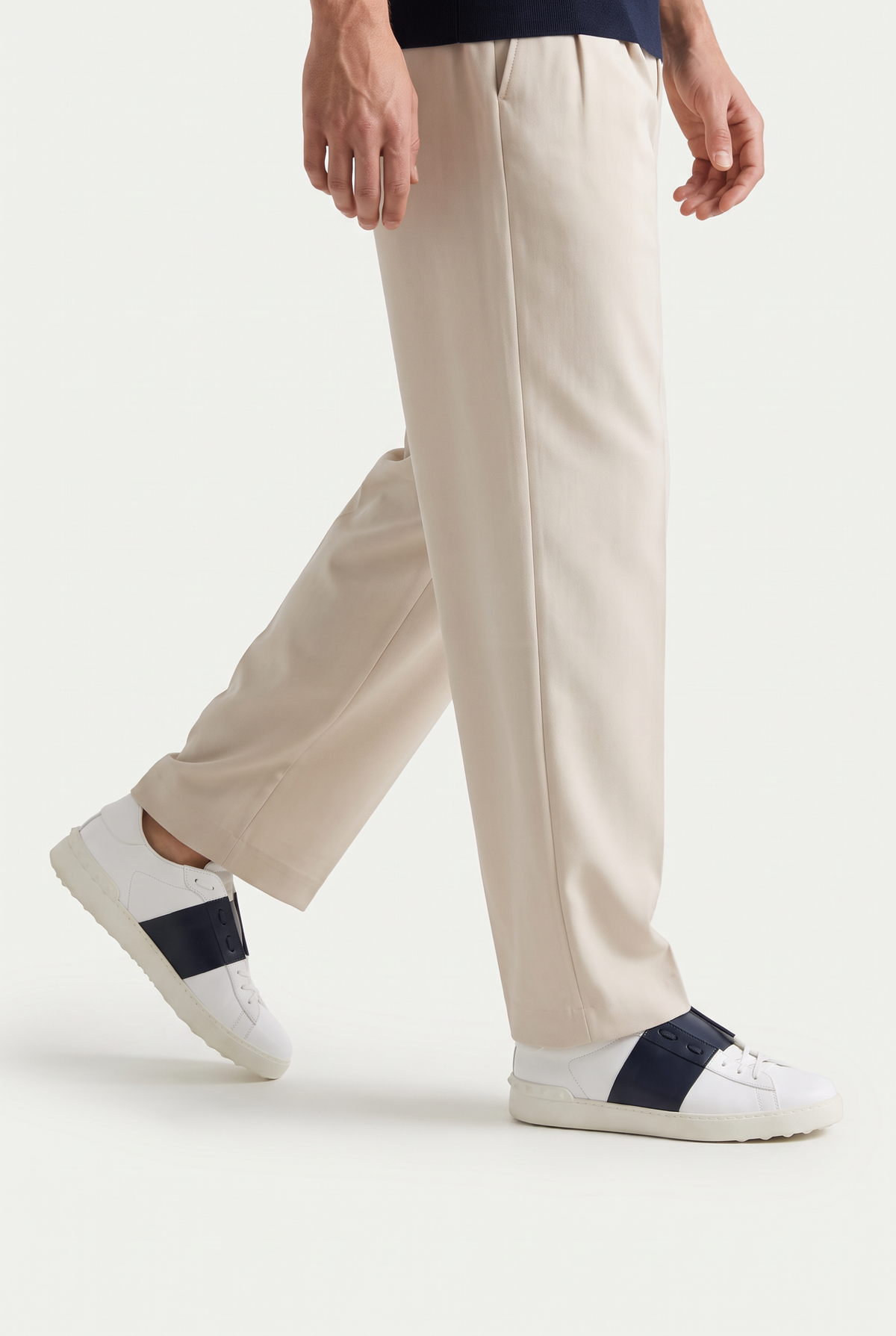 Operator Sneaker White Navy