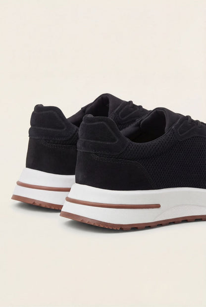 Portofino Trainer Suede Black