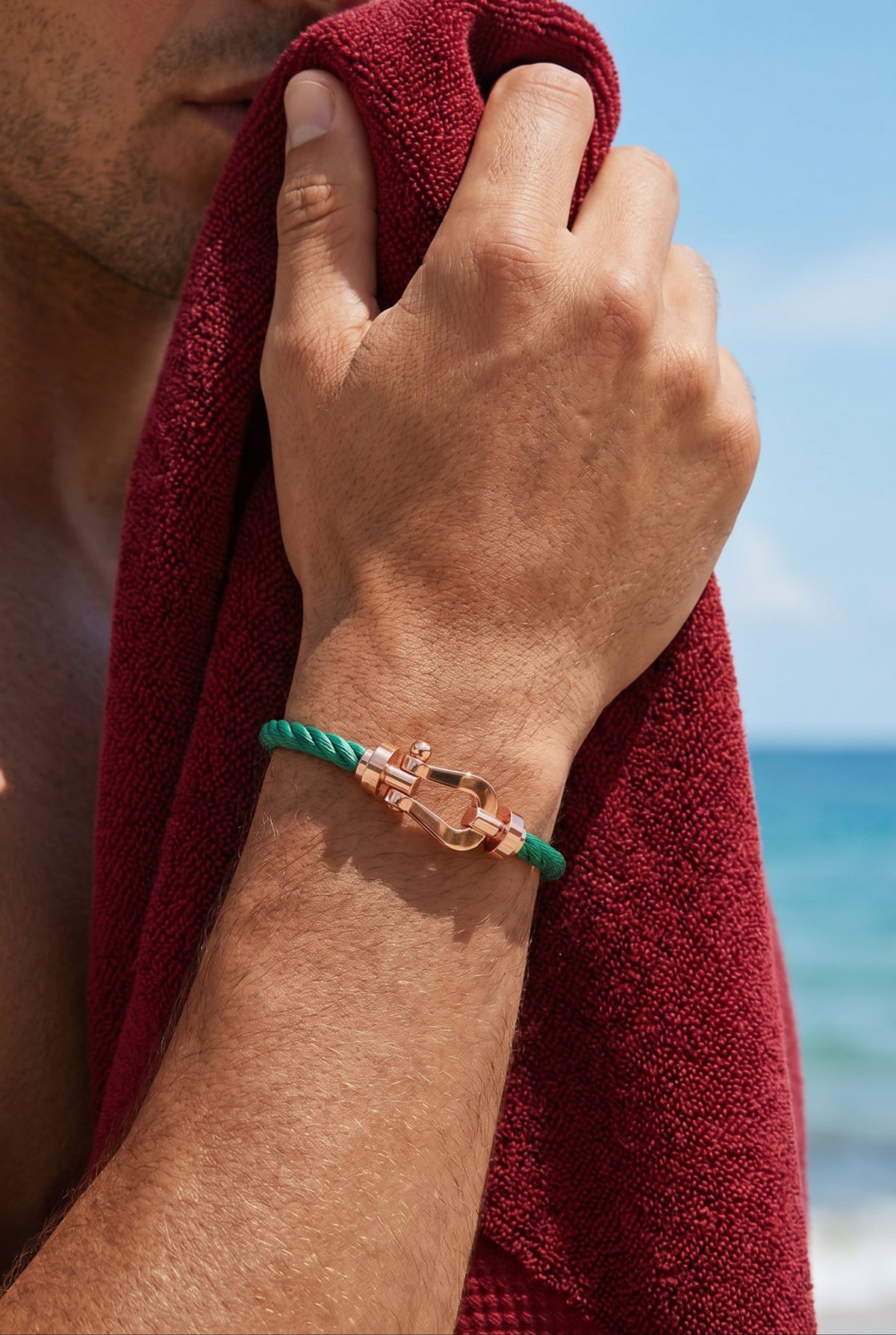 Atelier Outlet Yacht Bracelet Green/Rose Gold