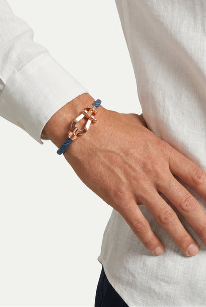 Atelier Outlet Yacht Bracelet Navy/Rose Gold