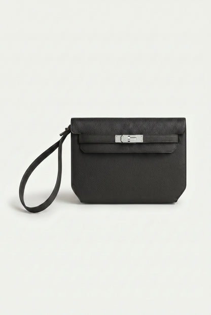 Atelier Outlet Leather Pouch Graphite