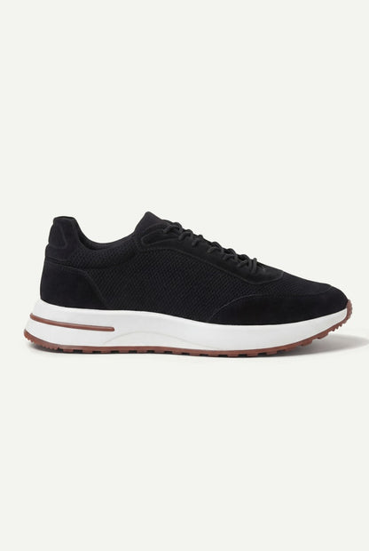 Portofino Trainer Suede Black