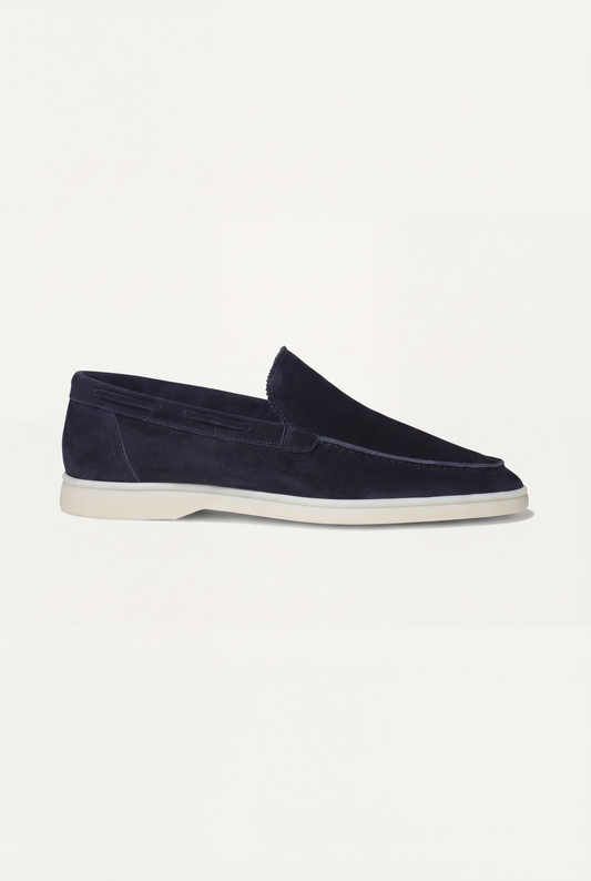 Amalfi Classic Suede Loafer Navy