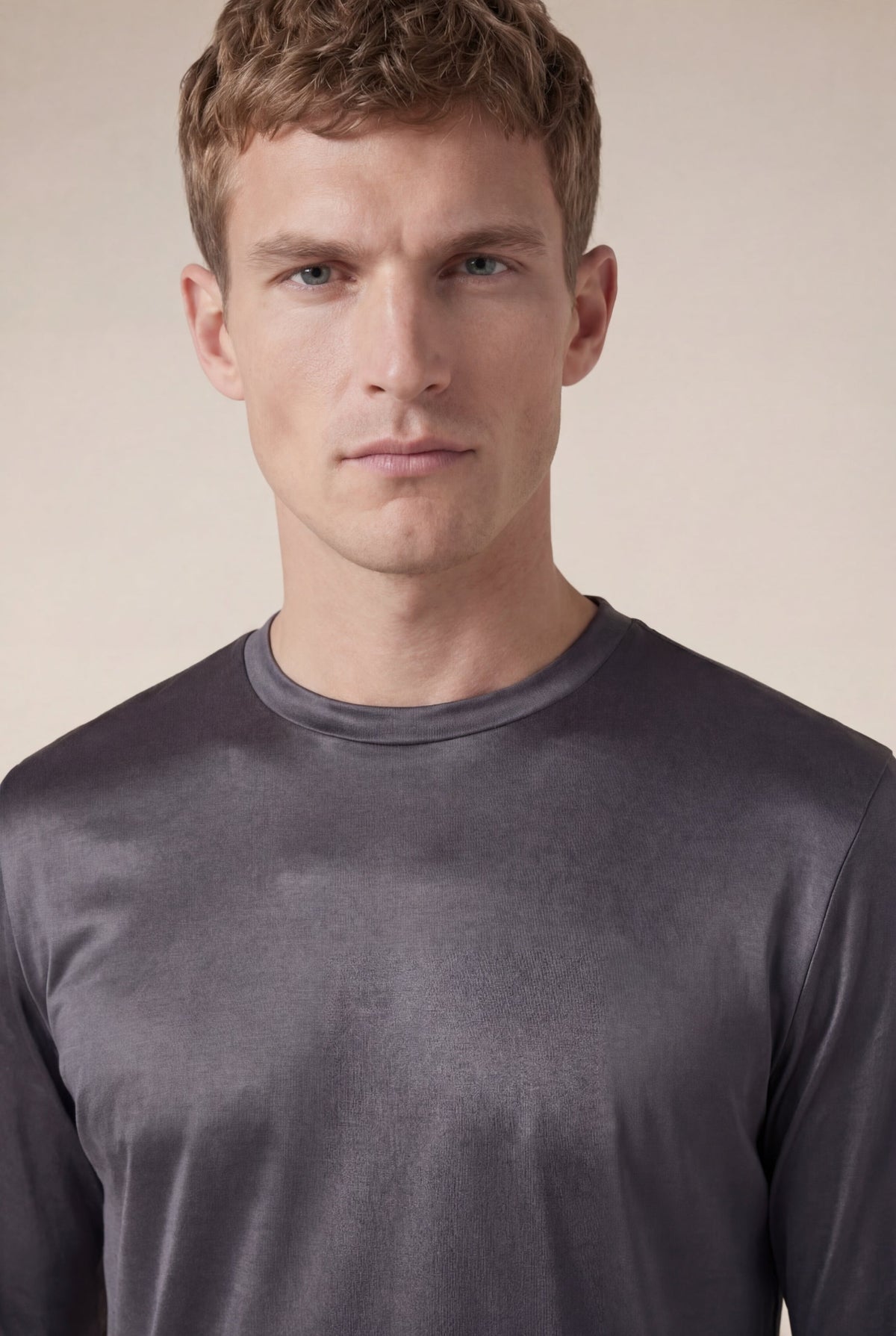 Portofino Long Sleeve Tee Grey