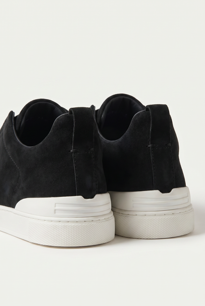 Monaco Suede Sneaker Black
