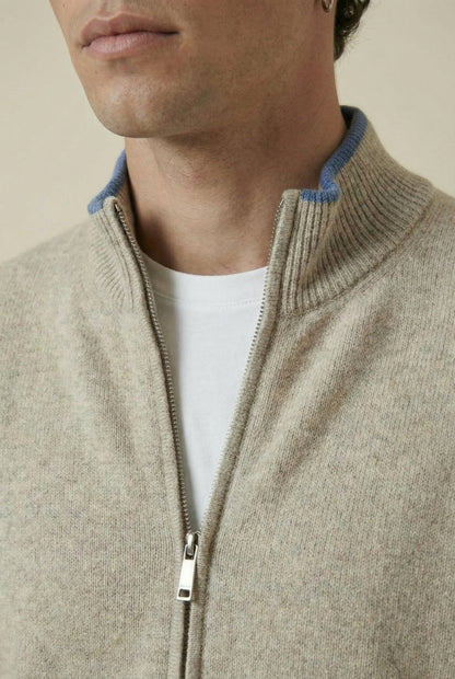 Venezia Cashmere Set Beige Blue