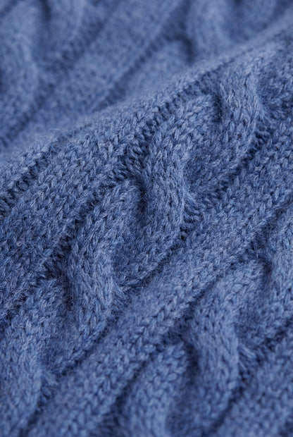 Como Cashmere Hoodie Blue