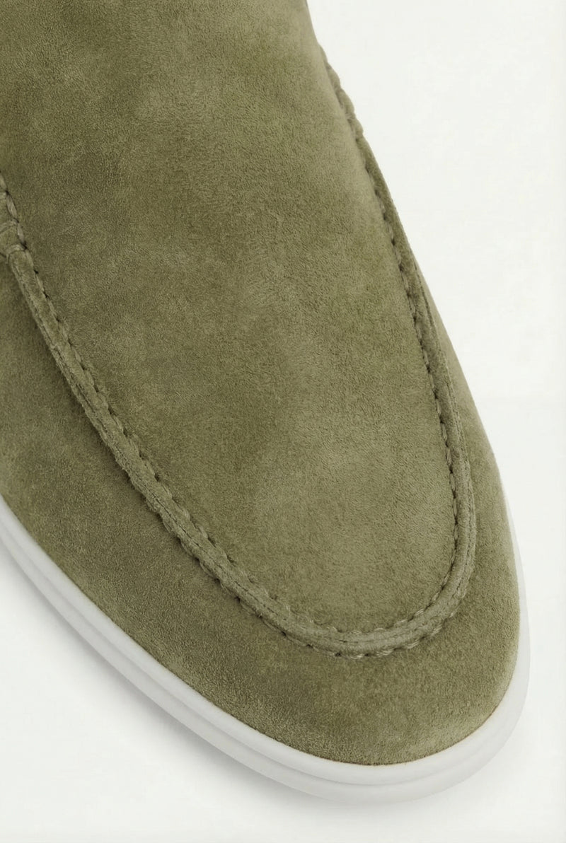 Yacht Suède Mule Olive