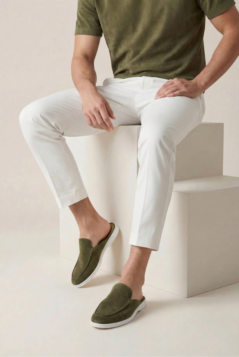 Yacht Suède Mule Sage