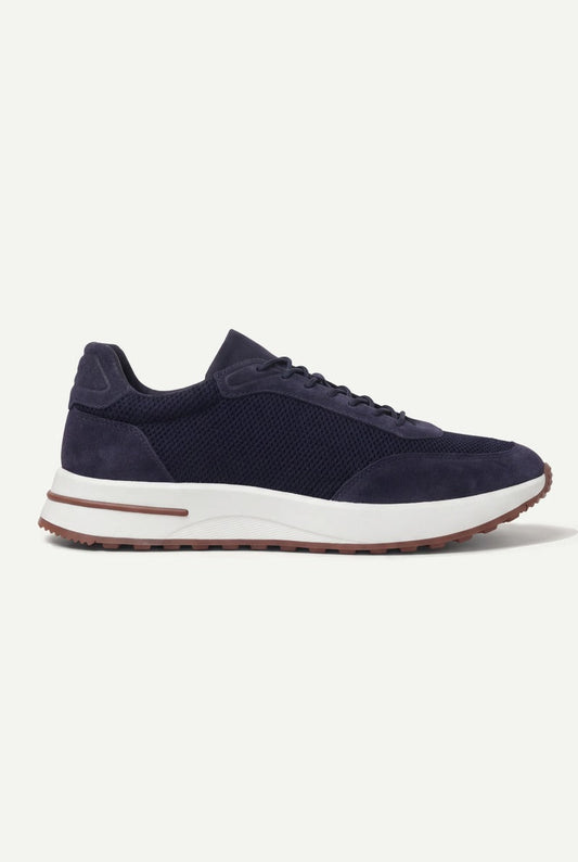 Portofino Trainer Suede Navy